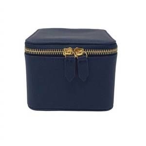NEW HARPER JAMES women's grace classic jewelry case in navy